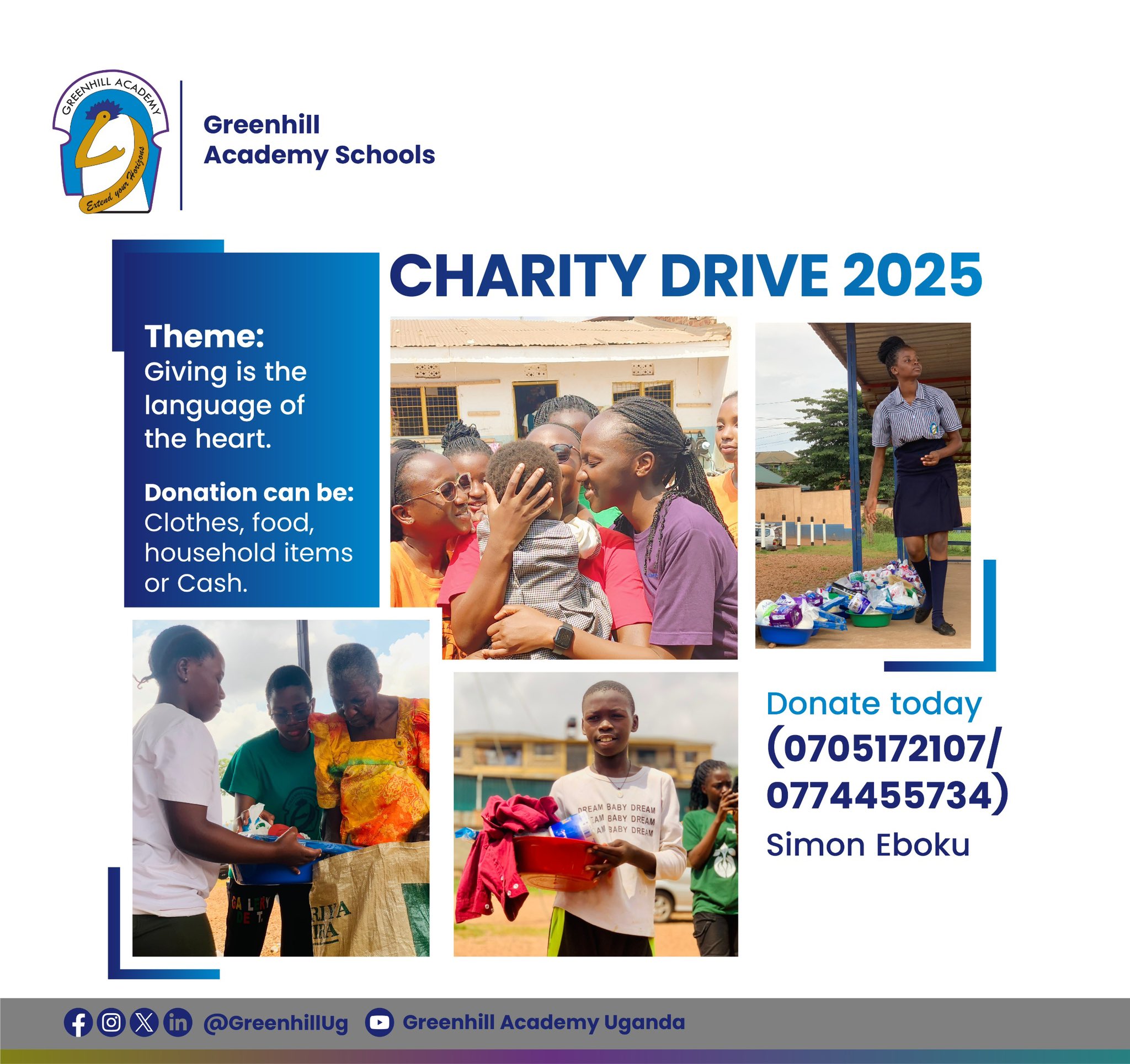 Greenhill Academy Charity Drive 2025